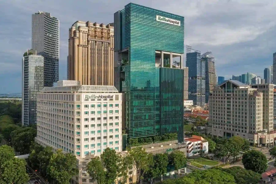 Tampak Luar Raffles Hospital