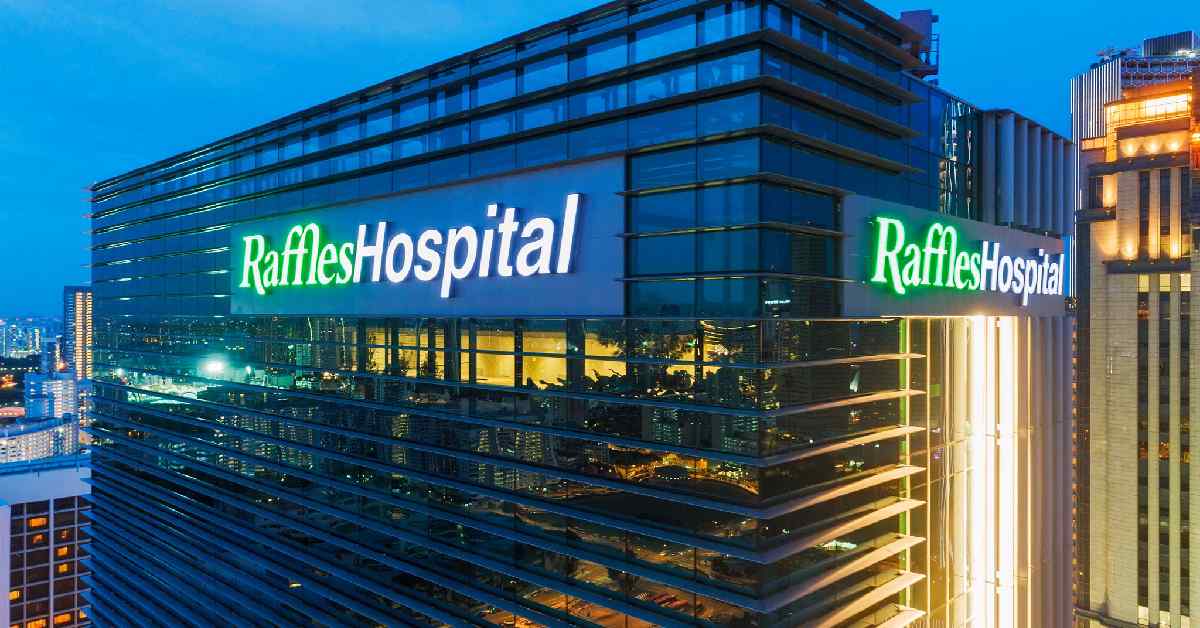 Tampilan Luar Raffles Hospital