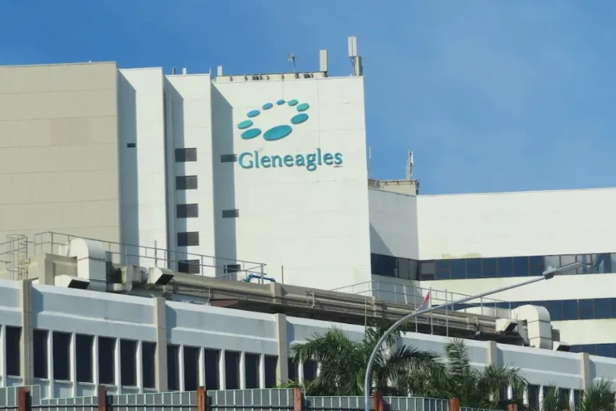 Tampak Luar Gleneagles Hospital Singapore